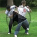 Swinging Kicking method of the Monkey system of the Yin Style Bagua Martial Art